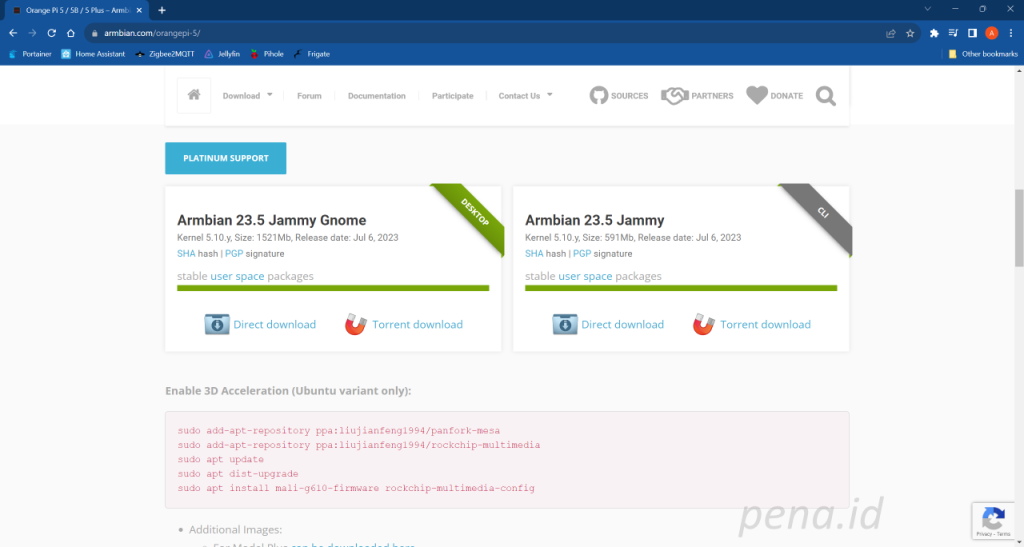 Armbian 23.5 Jammy Download Page